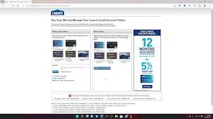 lowe's accounts receivable card