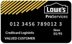 lowe's amex login