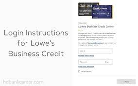 lowe's business credit card payment