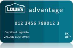 lowe's advantage credit card synchrony bank